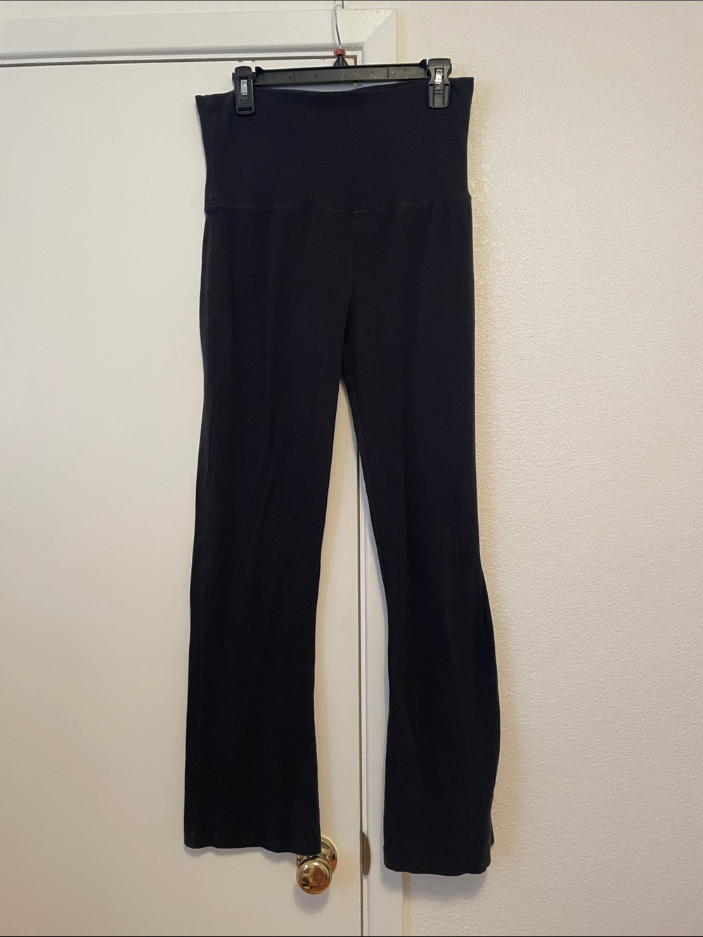 Zone Pro Black High-Waist Flare Track Pants
